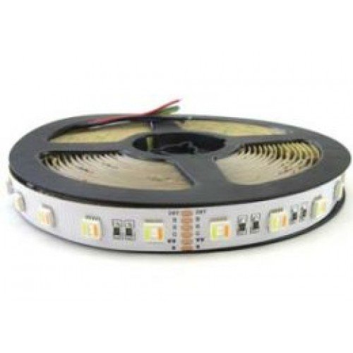 LED szalag , 5050 , 60 led/m , 24 W/m , RGB-CCT , 5in1 chip , 12 mm , 24 V DC