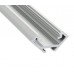 Alumínium sarok profil LED szalaghoz , 2 méter/db  , VÍZTISZTA fedővel , CORNER , LUMINES TYPE C