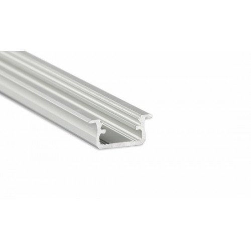 Alumínium U profil LED szalaghoz , 1 méter/db , MATT fedővel , süllyeszthető , DEEP , LUMINES TYPE B