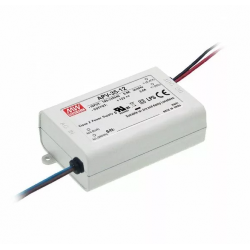 LED tápegység , Mean Well , APV-35-12 , 12 Volt , 35 Watt