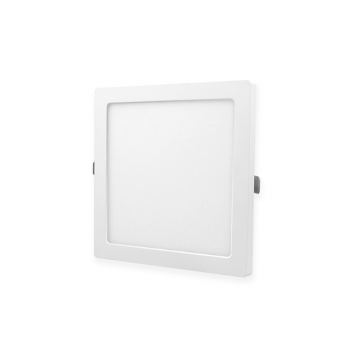 LED panel , 18W , Ultra Slim , univerzális , EasyFix , négyzet , meleg fehér