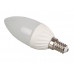 LED lámpa , égő , gyertya , E14 foglalat , 3.7 Watt , meleg fehér