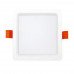 RGB-CCT LED panel , 9W , süllyesztett , négyzet , dimmelhető , színes, állítható fehér színárnyalat , SMART , Miboxer (Mi-Light) , FUT064