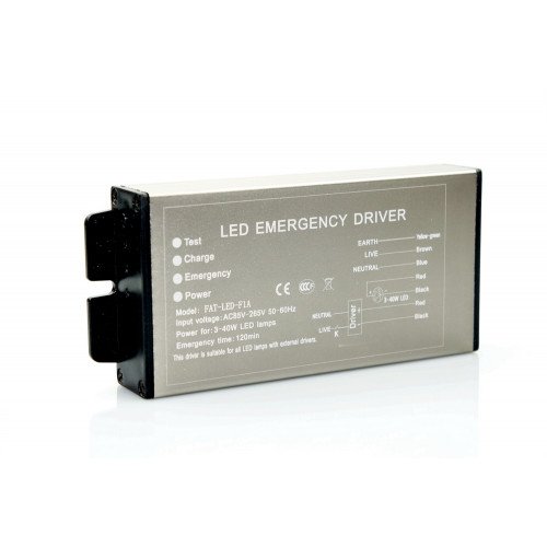 Vészvilágítás meghajtó , inverter LED panelekhez (3-60 Watt) , FAT-LED-F1A