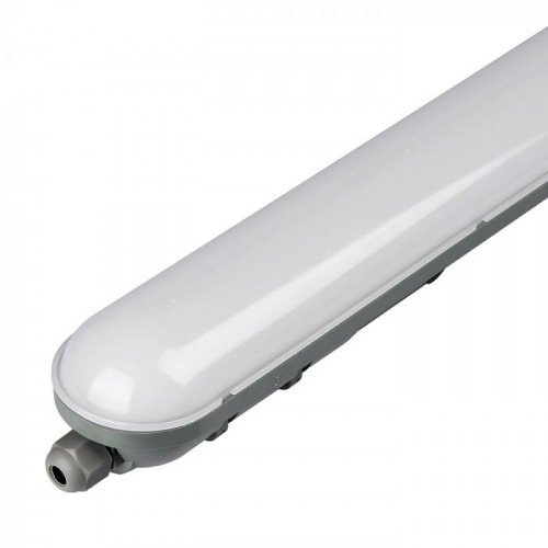 LED lámpatest , 36 Watt , 120 cm , kompakt armatúra , por- és páravédett , IP65 , természetes fehér , vészvilágítás meghajtóval