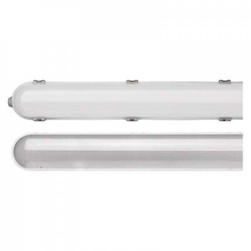 LED lámpatest , 54 Watt , 150 cm , kompakt armatúra , por- és páravédett , IP66 , természetes fehér