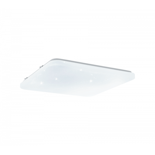 LED lámpatest , mennyezeti , négyzet , kristály hatású , 33.5W , természetes fehér , EGLO , FRANIA-S , 33609