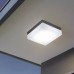 LED lámpa , mennyezeti/fali , 8.2W , meleg fehér , antracit , kültéri , IP44 , EGLO , SONELLA , 94872