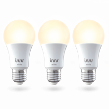 LED lámpa , égő , INNR , 3 x E27 , 3 x 9.5 Watt , meleg fehér , dimmelhető , Philips Hue kompatibilis