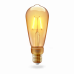 LED lámpa , égő , INNR , izzószálas hatás , filament , E27 , 4.2 Watt , Edison , borostyán sárga , meleg fehér , dimmelhető , Philips Hue kompatibilis