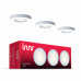 LED lámpatest , INNR , szpot , süllyesztett/falon kívüli , 120° , 3 x 3 Watt , meleg fehér , dimmelhető , Philips Hue kompatibilis
