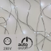 Led fényfüzér , beltéri/kültéri , nano LED , 4 m , hideg fehér , ezüstszálas , időzíthető , IP44