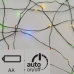 Led fényfüzér , beltéri , nano LED , 1.9 m , RGB , zöld , időzíthető , elemes