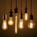 LED lámpa függeszték , E27 , sárgaréz , vintage , EMOS