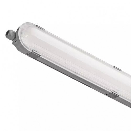 LED lámpatest , 53 Watt , 150 cm , kompakt armatúra , por- és páravédett , IP66 , természetes fehér