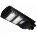 Utcai LED lámpatest , napelemes , mozgásérzékelős , SMD , 10 Watt , hideg fehér , IP65, távirányítóval