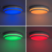 LED lámpatest , mennyezeti , kerek , 35 cm , 24W , RGB , CCT , dimmelhető , fehér , Bluetooth , LUTEC CONNECT , CEPA