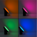 LED lámpatest , hordozható , asztali , 9.7W , RGB , CCT , dimmelhető , fekete , LUTEC CONNECT , MOA