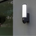 LED lámpatest , oldalfali , mozgásérzékelős , 15.5W , CCT , dimmelhető , sötét szürke , kamerával , kültéri , IP44 , LUTEC CONNECT , ELARA