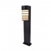 LED lámpatest , állólámpa , E27 , matt fekete , kültéri , IP54 , LUTEC , FULTON