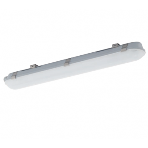 LED lámpatest , 18 Watt , 60 cm , természetes fehér , 150 lm/W , kompakt armatúra , por- és páravédett , IP65 , EGLO , 61476