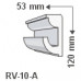 RV-10/A , Rejtett világítás díszléc , holker , 1.25 m/db