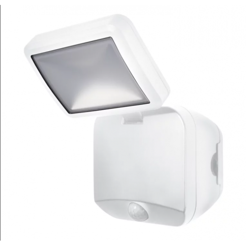 LED reflektor , mozgásérzékelős , 4 Watt , elemes , természetes fehér , fehér , IP65 , LEDVANCE
