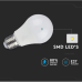 LED égő , E27 foglalat , 11 watt , hideg fehér , mikrohullámú érzékelővel