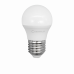 LED lámpa , égő , kisgömb ,  E27 foglalat , 6W , meleg fehér , COSMOLED