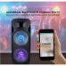 RGB Bluetooth hangszóró , party hangfal LED világítással , mikrofonnal , távirányítóval , 150 watt , USB , tölthető , 110 x 45 cm