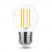 LED lámpa , égő , izzószálas hatás , filament  , E27 foglalat , G45 , 4 Watt  , természetes fehér , Modee