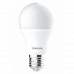 LED lámpa , égő , körte , E27 foglalat , 8.5 Watt , 180° , hideg fehér , 3 darabos csomag , TOSHIBA , 5 év garancia
