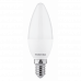 LED lámpa , égő , gyertya , E14 foglalat , 4.7 Watt , 180° , meleg fehér , 3 darabos csomag , TOSHIBA , 5 év garancia