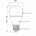 LED lámpa , égő , körte , E27 foglalat , 8.5 Watt , 180° , hideg fehér , TOSHIBA , 5 év garancia