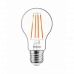 LED lámpa , égő , izzószálás hatás , filament , E27 foglalat , 4.5 Watt , 2700K , meleg fehér , TOSHIBA , 5 év garancia