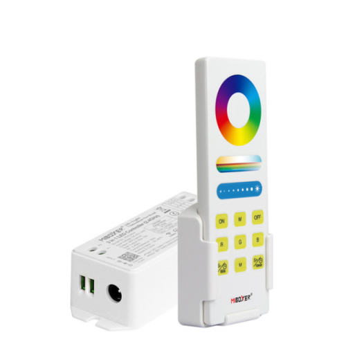 RGB-CCT távirányító és 3in1 (RGB /RGBW /RGB-CCT) vezérlő egy csomagban , Miboxer (Mi-Light) , FUT043A+