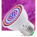 Növénynevelő LED lámpa , égő , E27 , spot , 8W , piros/kék fény , LEDISSIMO GROW