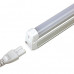 LED lámpatest , T5 , 9.6W , 94lm/w , 90 cm , sorolható , természetes fehér , Optonica