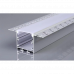 Alumínium profil LED szalaghoz , gipszkartonhoz , 2 méter/db , MATT fedővel , eloxált , Optonica