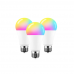 LED lámpa , égő , körte ,  E27 , 12 Watt , RGB , CCT , dimmelhető , SMART , Zigbee , Philips Hue és IKEA TRADFI kompatibilis , LEDISSIMO AMBIENT LIGHT , 3 darabos csomagban