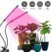 Növénynevelő LED lámpa , 1 karos , 7 Watt , USB , csiptethető , dimmelhető , időzíthető , IP44 , LEDISSIMO GROW