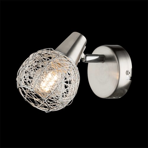 JULIE SPOT 1XE14 SZATÉN NIKKEL/ALUMÍNIUM