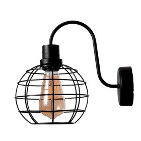 HOLLY FALI LÁMPA 1ХЕ27 FEKETE