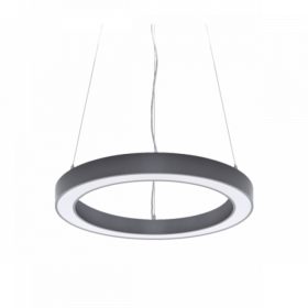   LED lámpatest , mennyezeti , 80 cm , 42W , kerek , természetes fehér , szürke keret, IP40 , Elmark