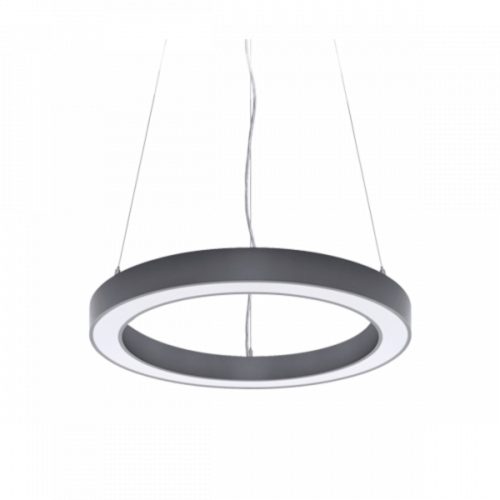 LED lámpatest , mennyezeti , 80 cm , 42W , kerek , természetes fehér , szürke keret, IP40 , Elmark