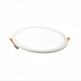   LED panel , Slim , keret nélküli , 22 W , süllyesztett , kerek , természetes fehér