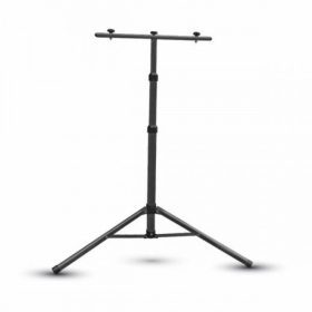   Három lábú állvány LED reflektorhoz , 2 fejes tripod , fekete