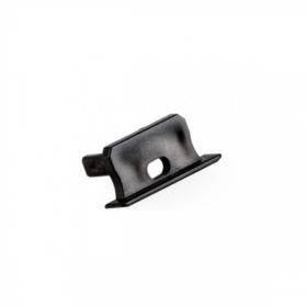   Végzáró DEEP alumínium profilhoz , lyukas , kerekített , fekete