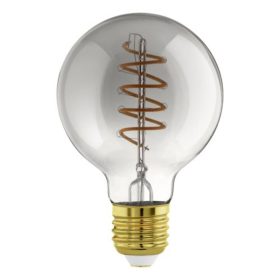   EGLO , 110085 , LEDE27 , fényforrás , 2000 K , E27 , 1X4W , Dimmelhető , fekete-átlátszó