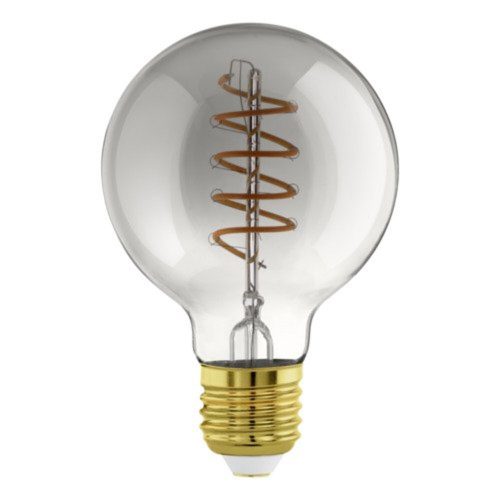 EGLO , 110085 , LEDE27 , fényforrás , 2000 K , E27 , 1X4W , Dimmelhető , fekete-átlátszó